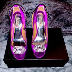 Beautiful pair of Badgley Mischka shoes